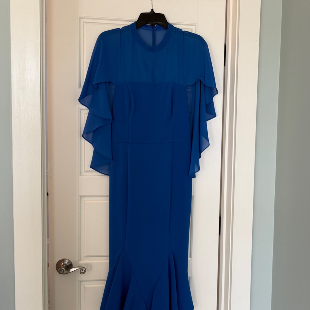 JS Collections Royal Blue Long Sleeve Dress